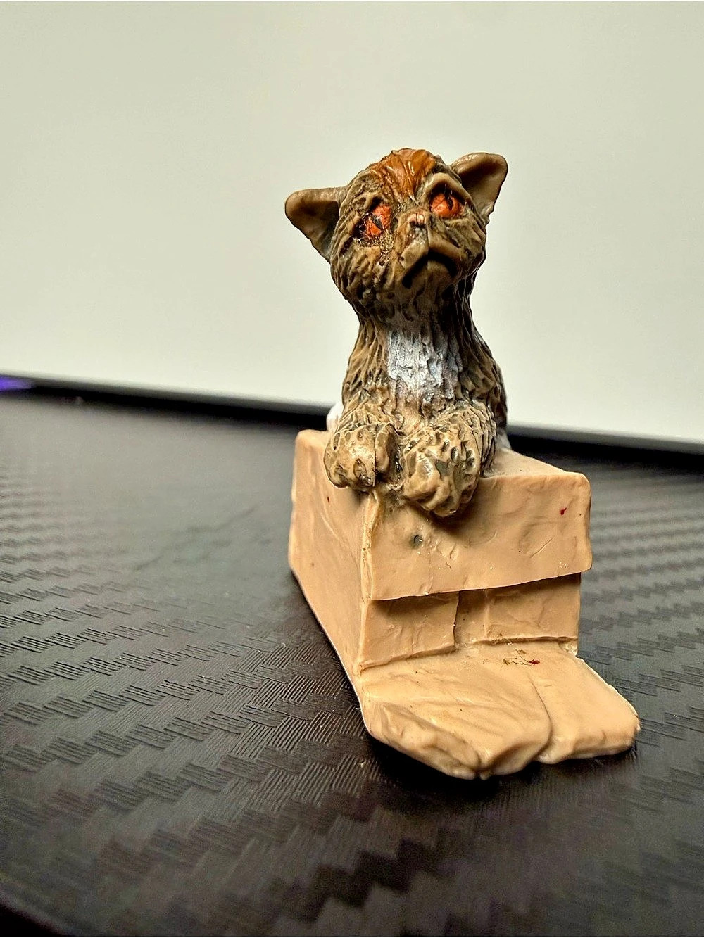 M.E.G. Inc. Kitty in My Pocket Miniature Figurine. Cat Decor